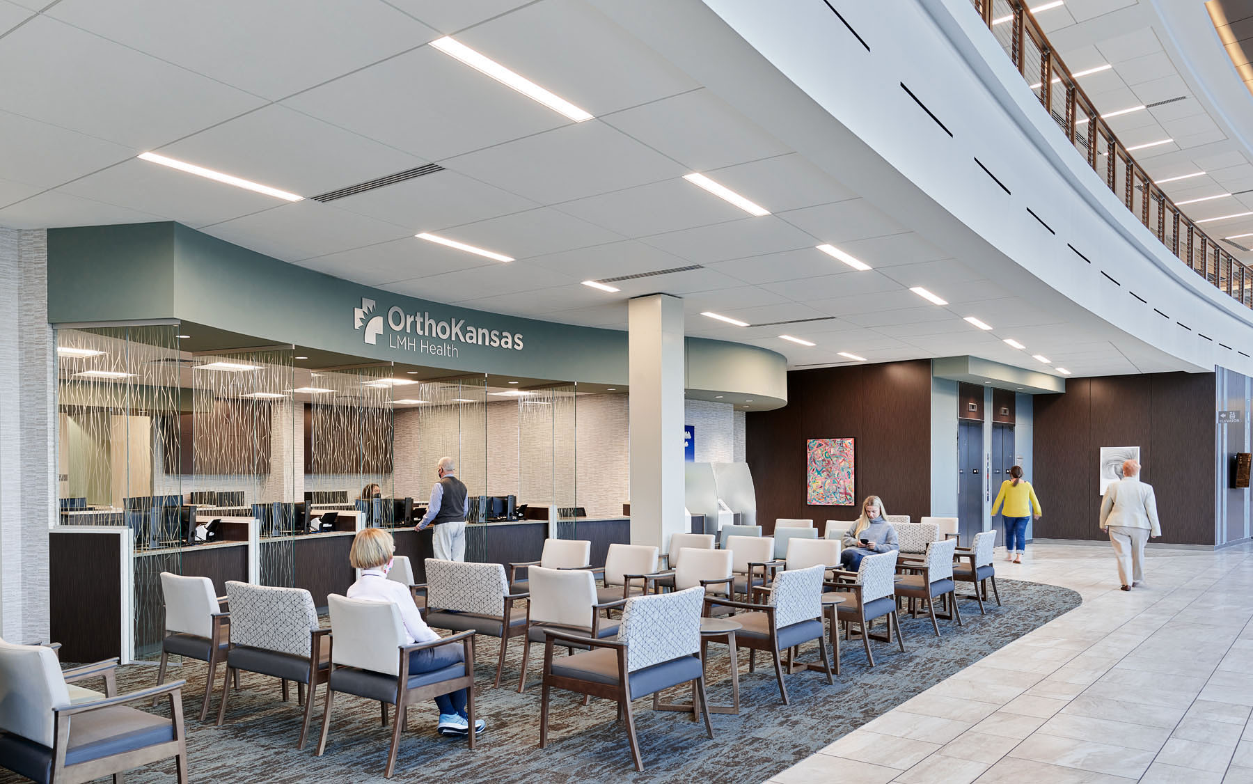 Orthopedic Clinic at LMH Health West outpatient clinic in Lawrence, KS by McCownGordon Construction