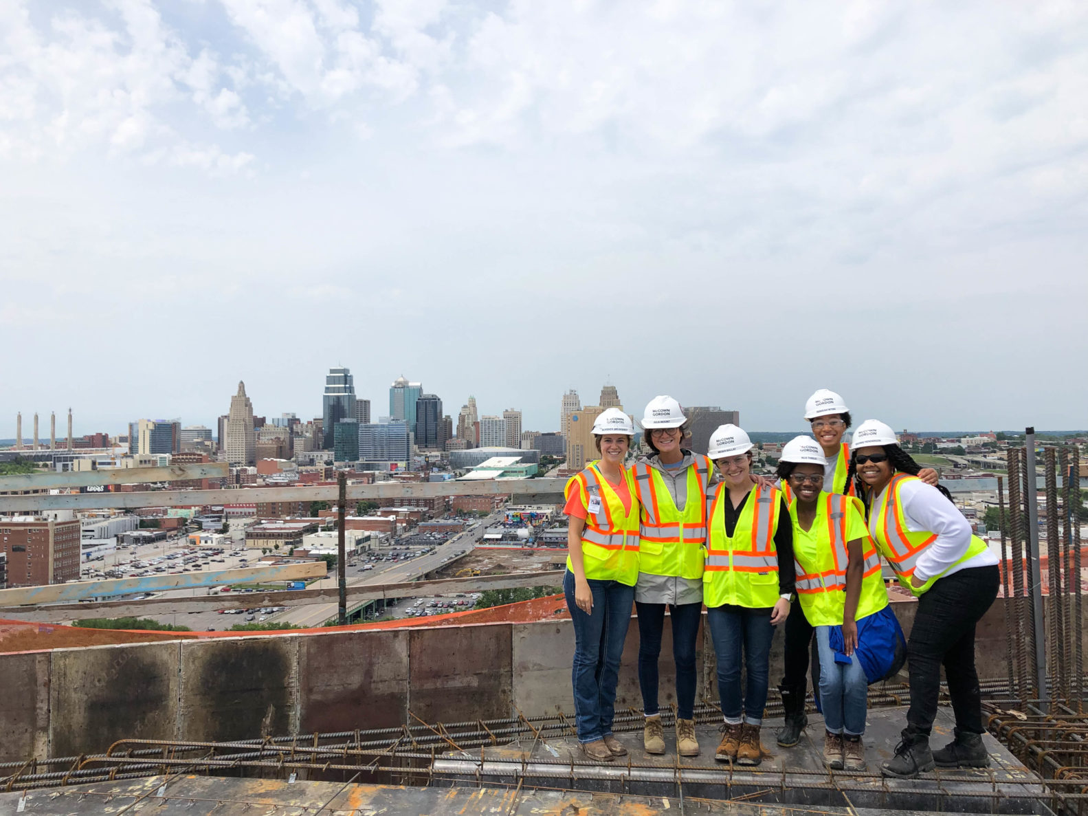 McCownGordon Construction Interns on a Jobsite