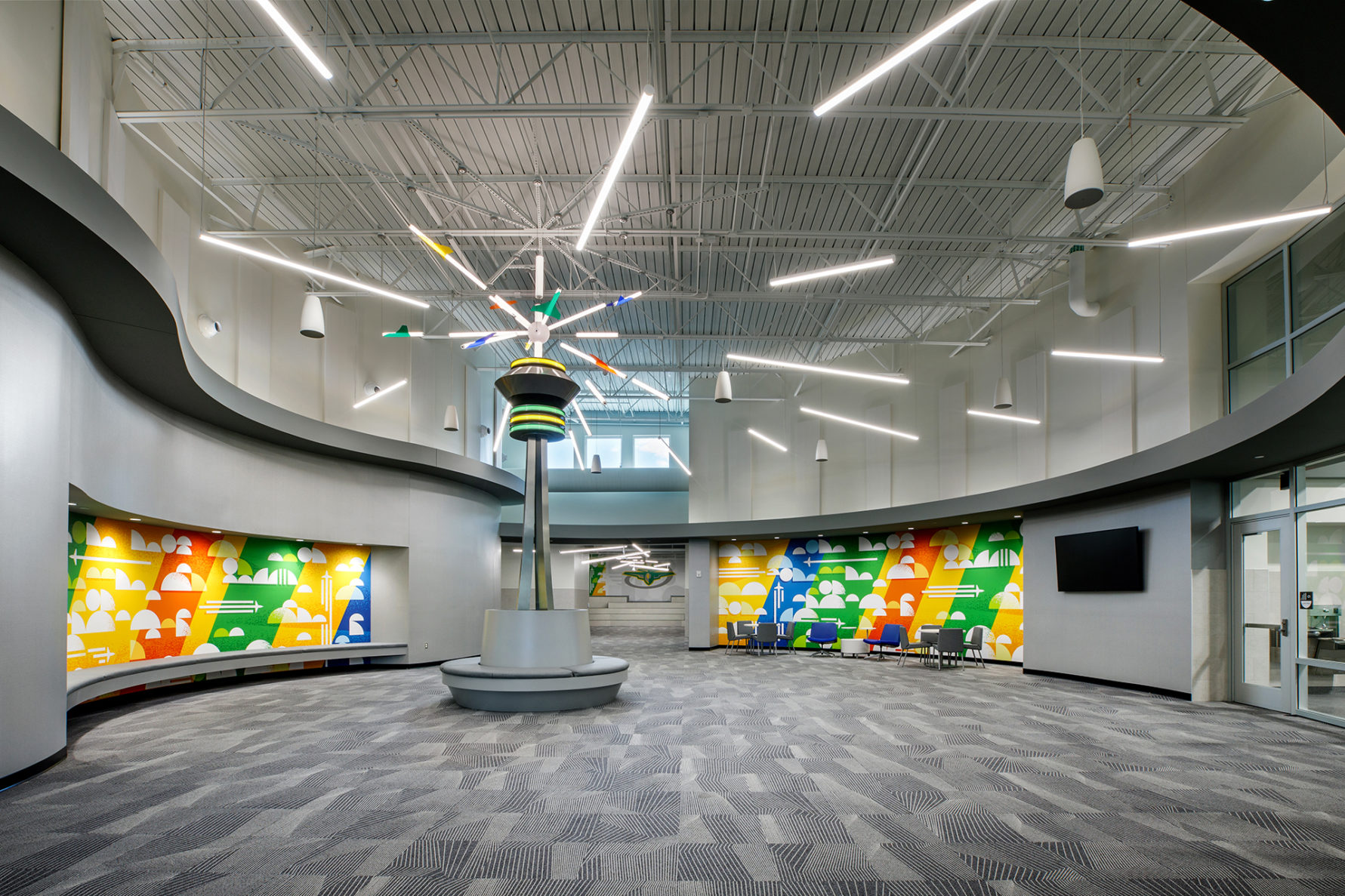 stone creek elementary school common area