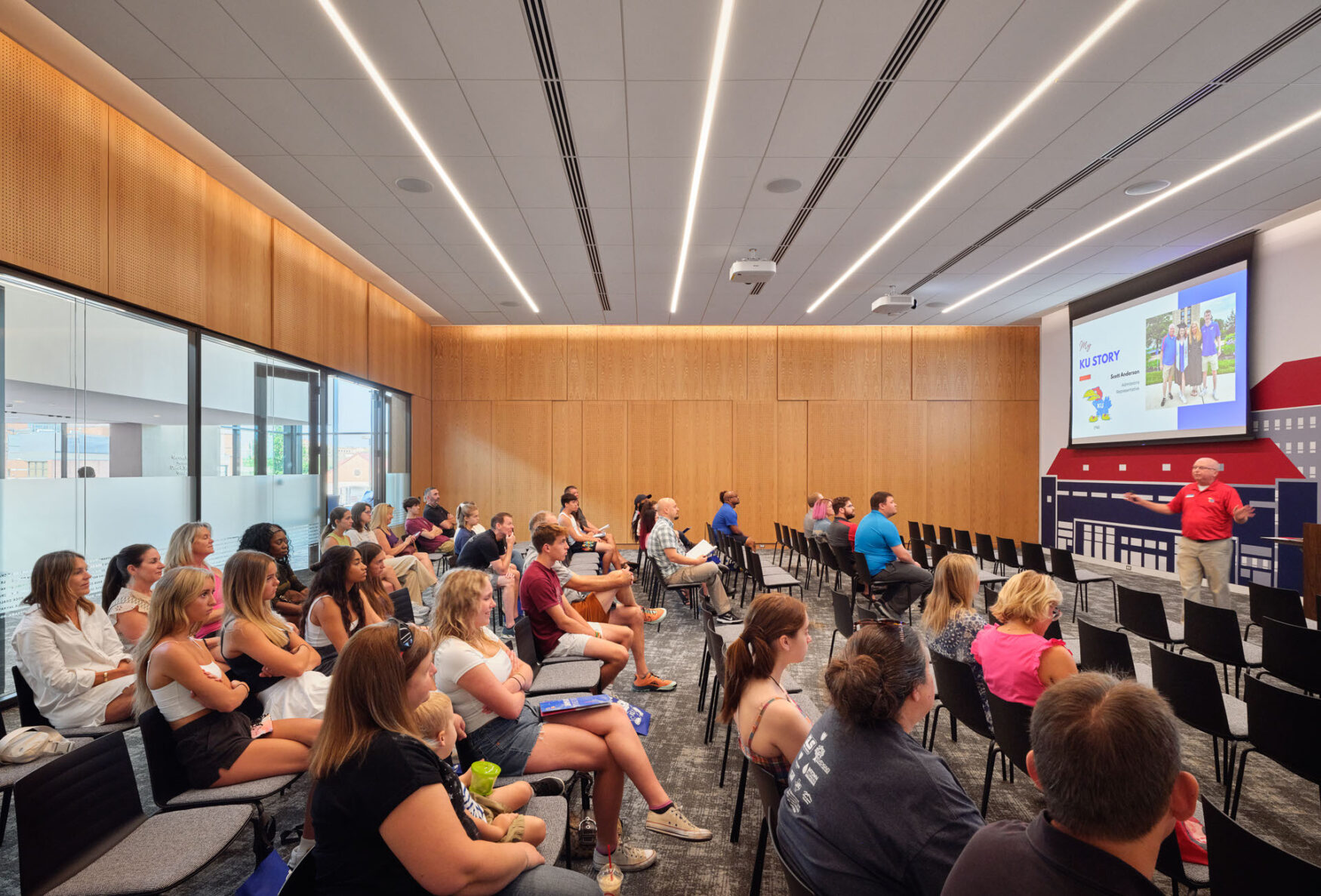 The university of Kansas (KU) Welcome Center