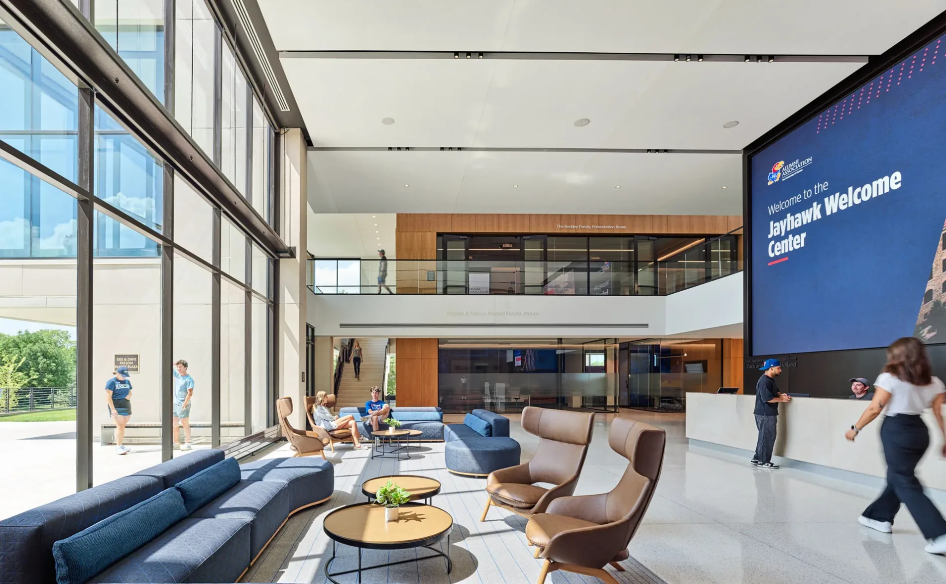 The university of Kansas (KU) Welcome Center