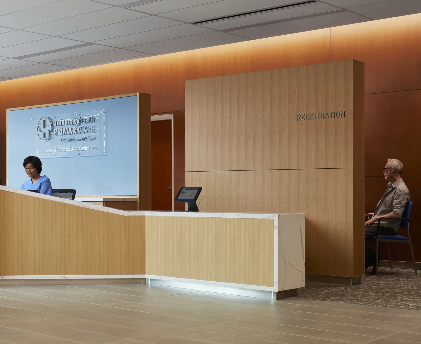 Truman Medical Center University II check in and registration