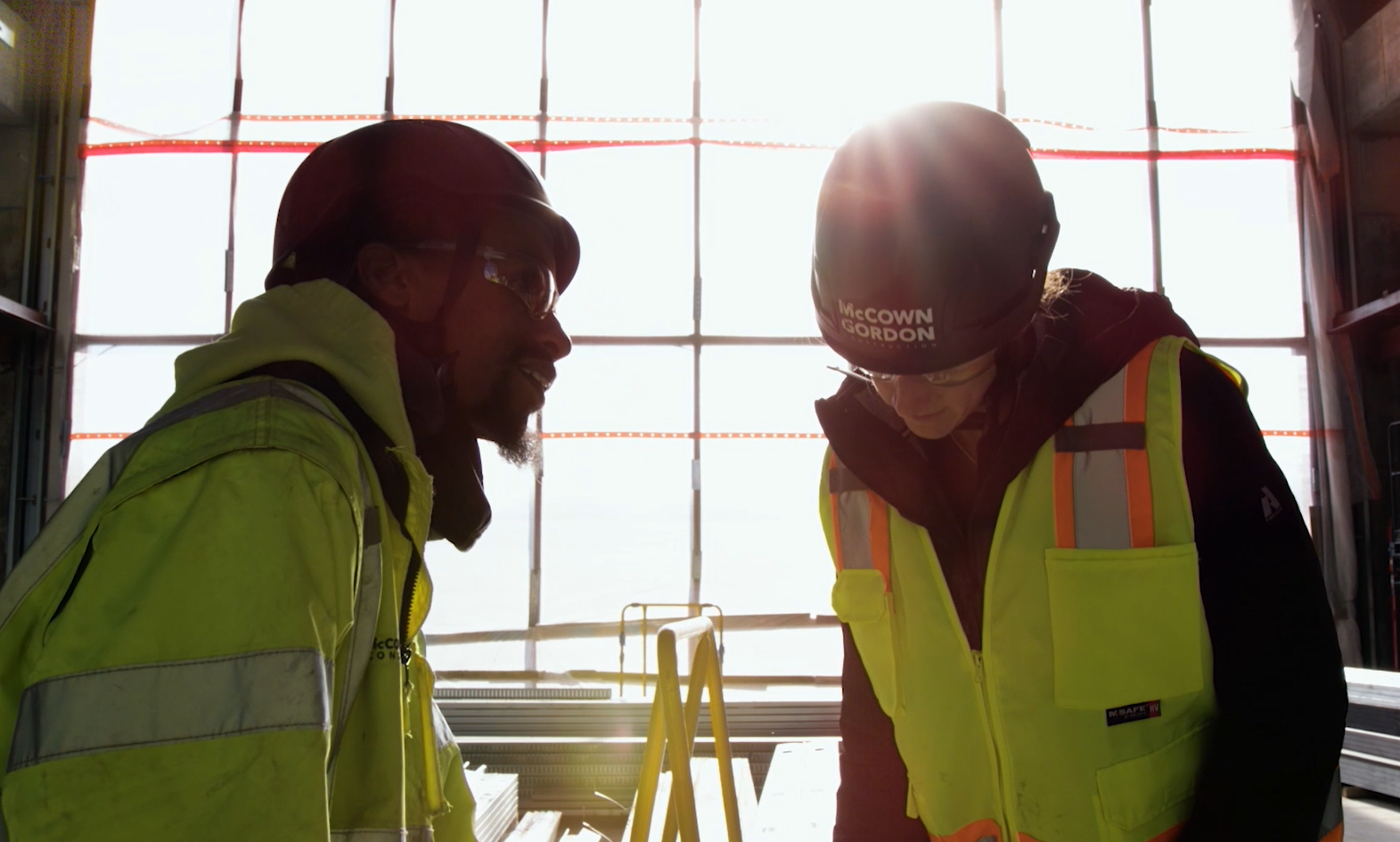 Two McCownGordon associates at a jobsite