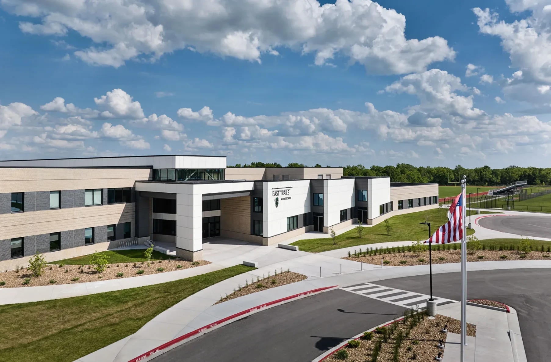 Lee's Summit East Trails Middle School built by McCownGordon Construction