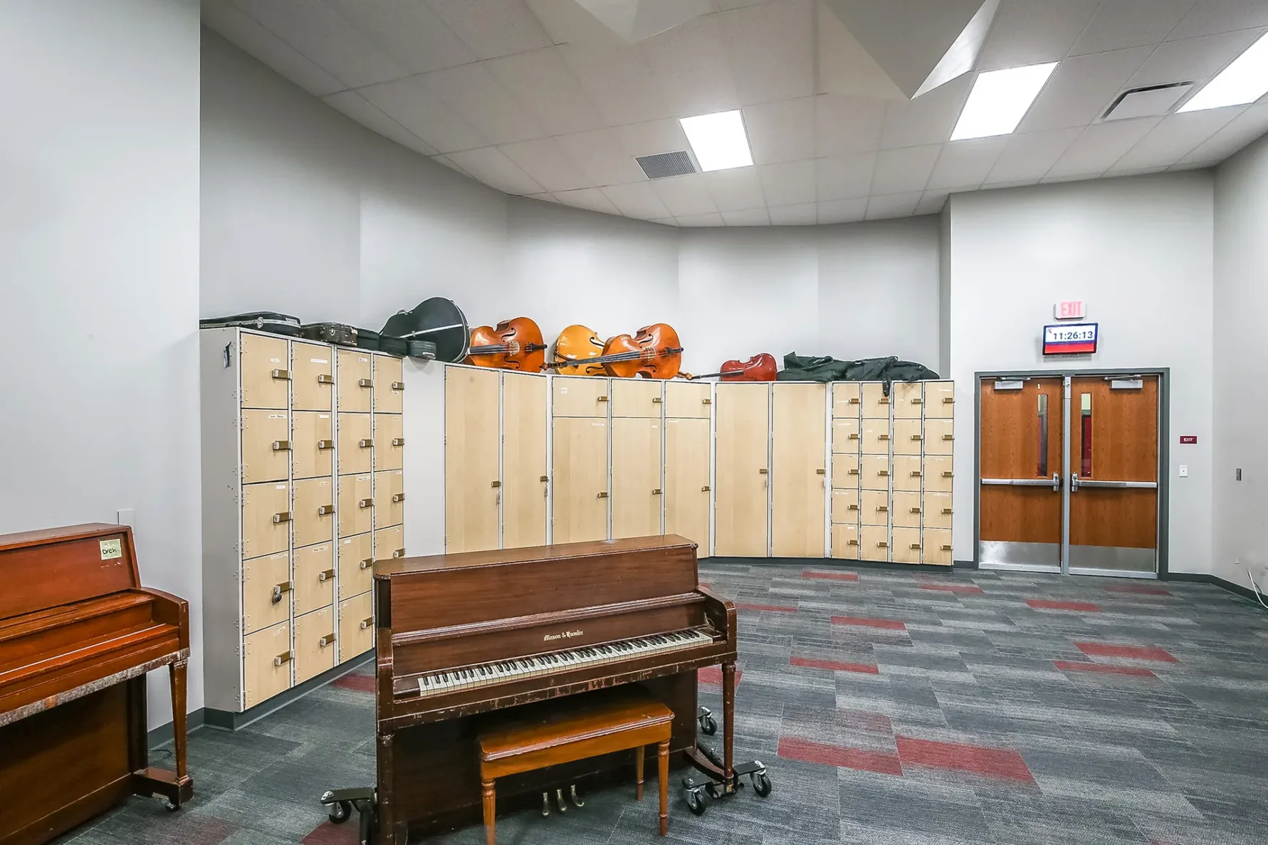 The music room at Emporia High School, a McCownGordon project.