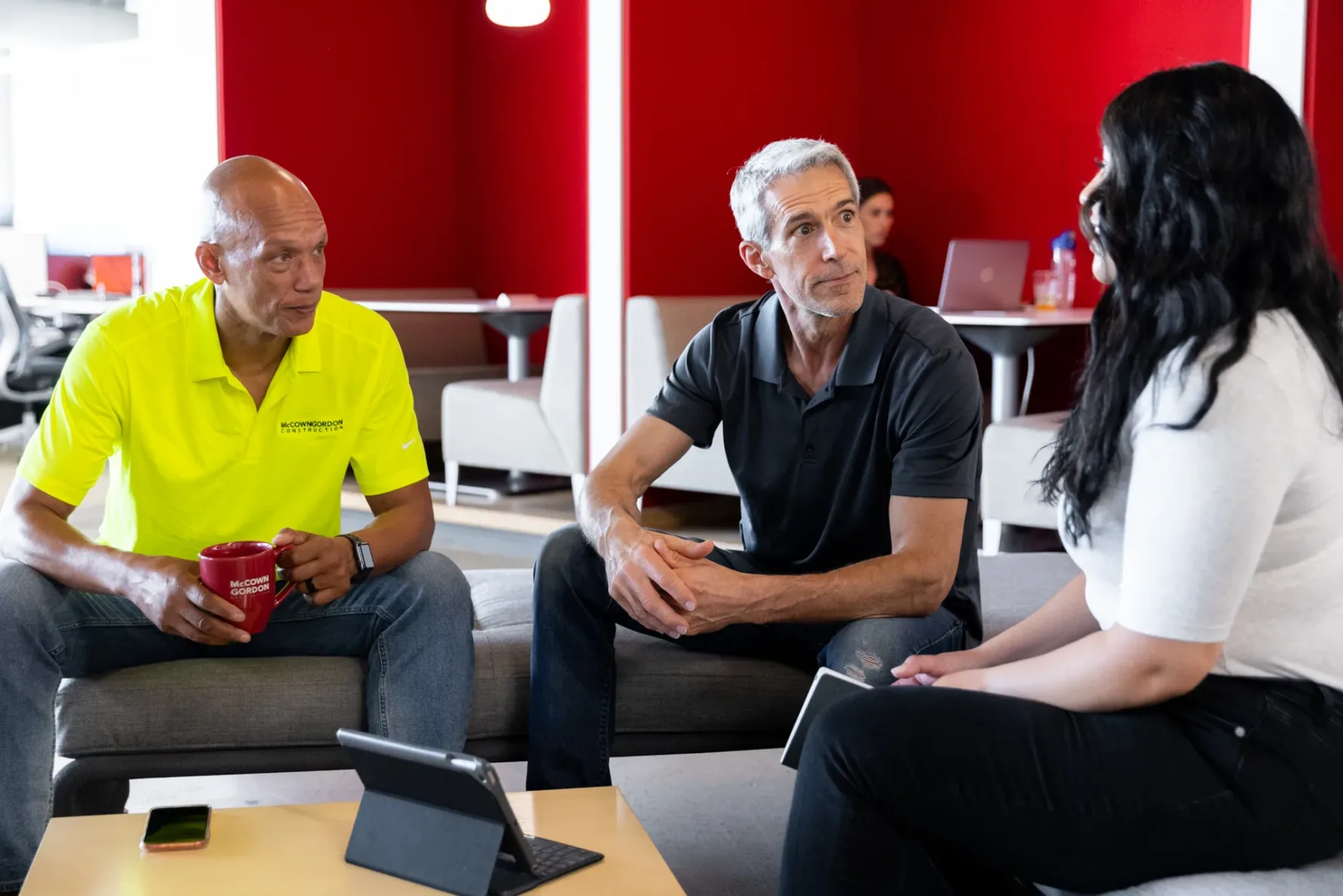 McCownGordon Construction associates discussing delivery methods