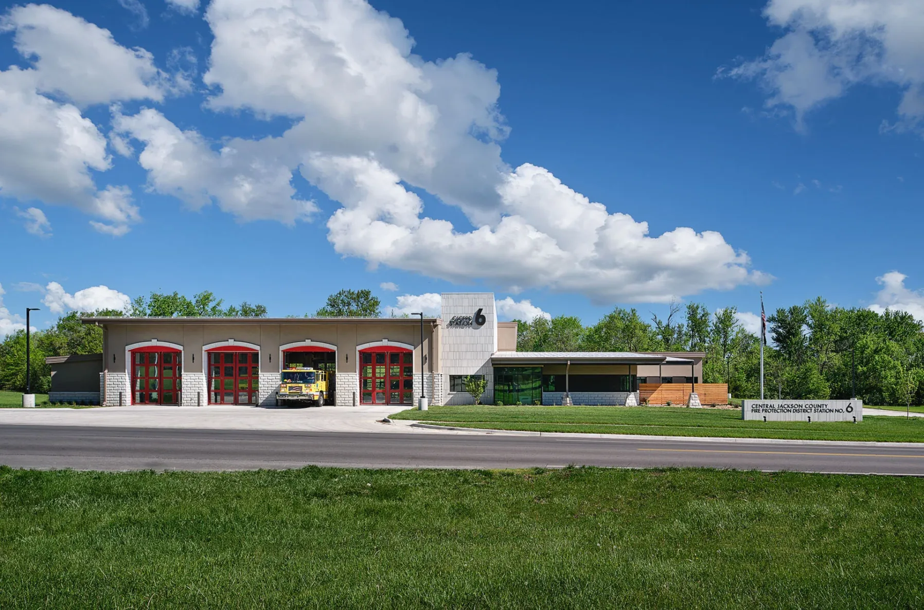 Central Jackson County Fire Protection District Fire Station #6 Built by McCownGordon Design by SFS