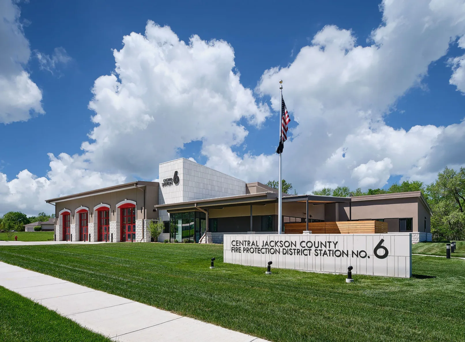 Central Jackson County Fire Protection District Fire Station #6 Built by McCownGordon Design by SFS