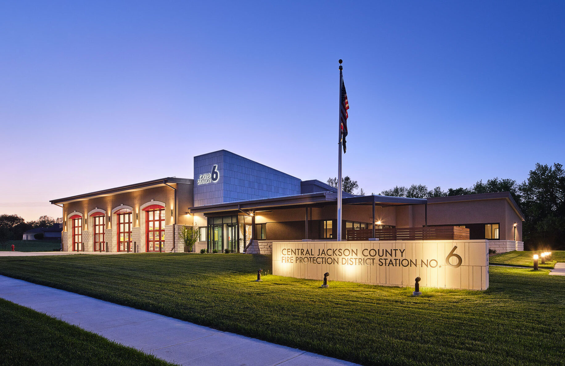 Central Jackson County Fire Protection District Fire Station #6 Built by McCownGordon Design by SFS