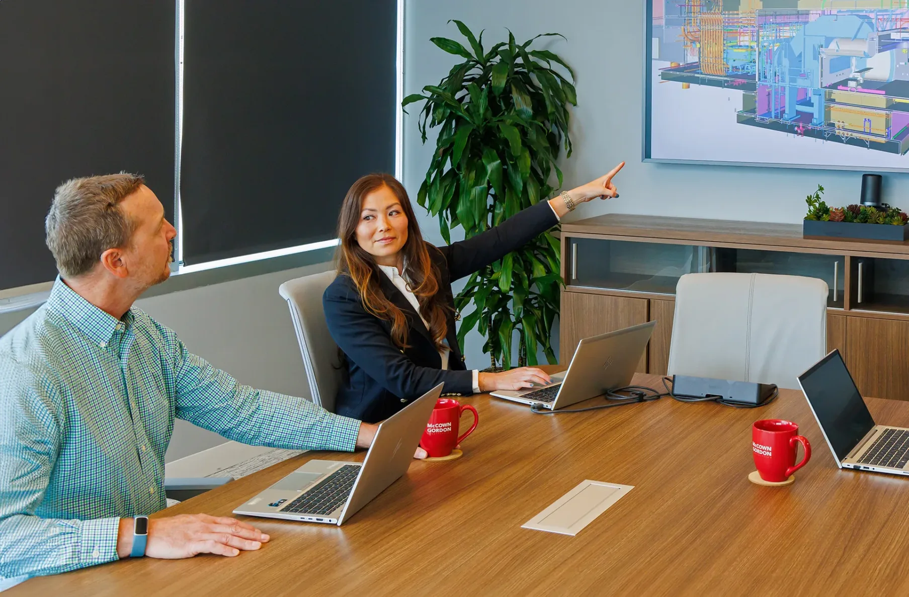 McCownGordon associates collaborating in office.