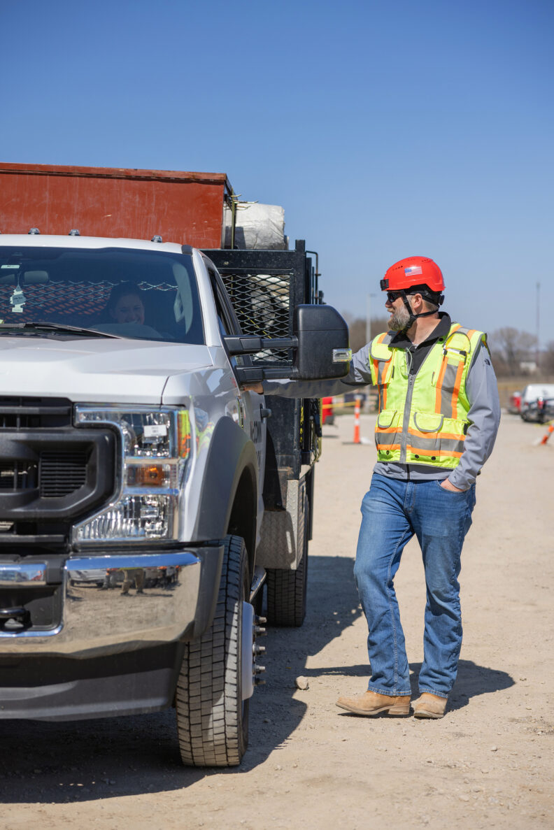 McCownGordon associate working on jobsite.