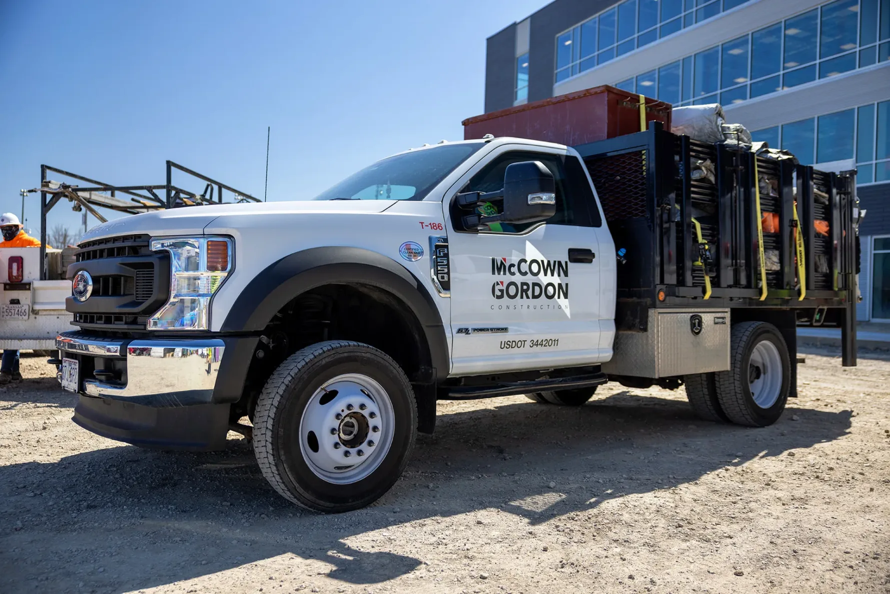 McCownGordon truck delivering supplies.