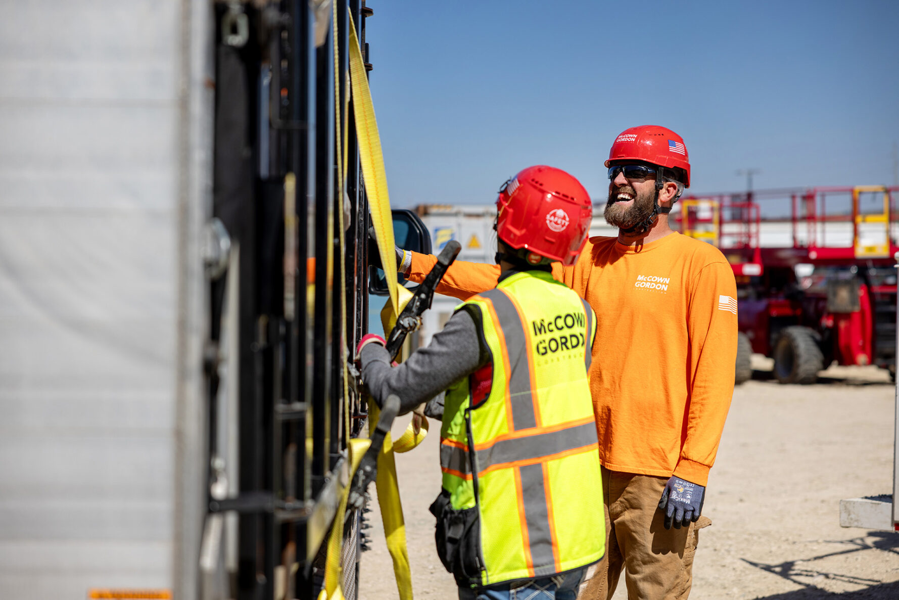 McCownGordon associate working on jobsite.