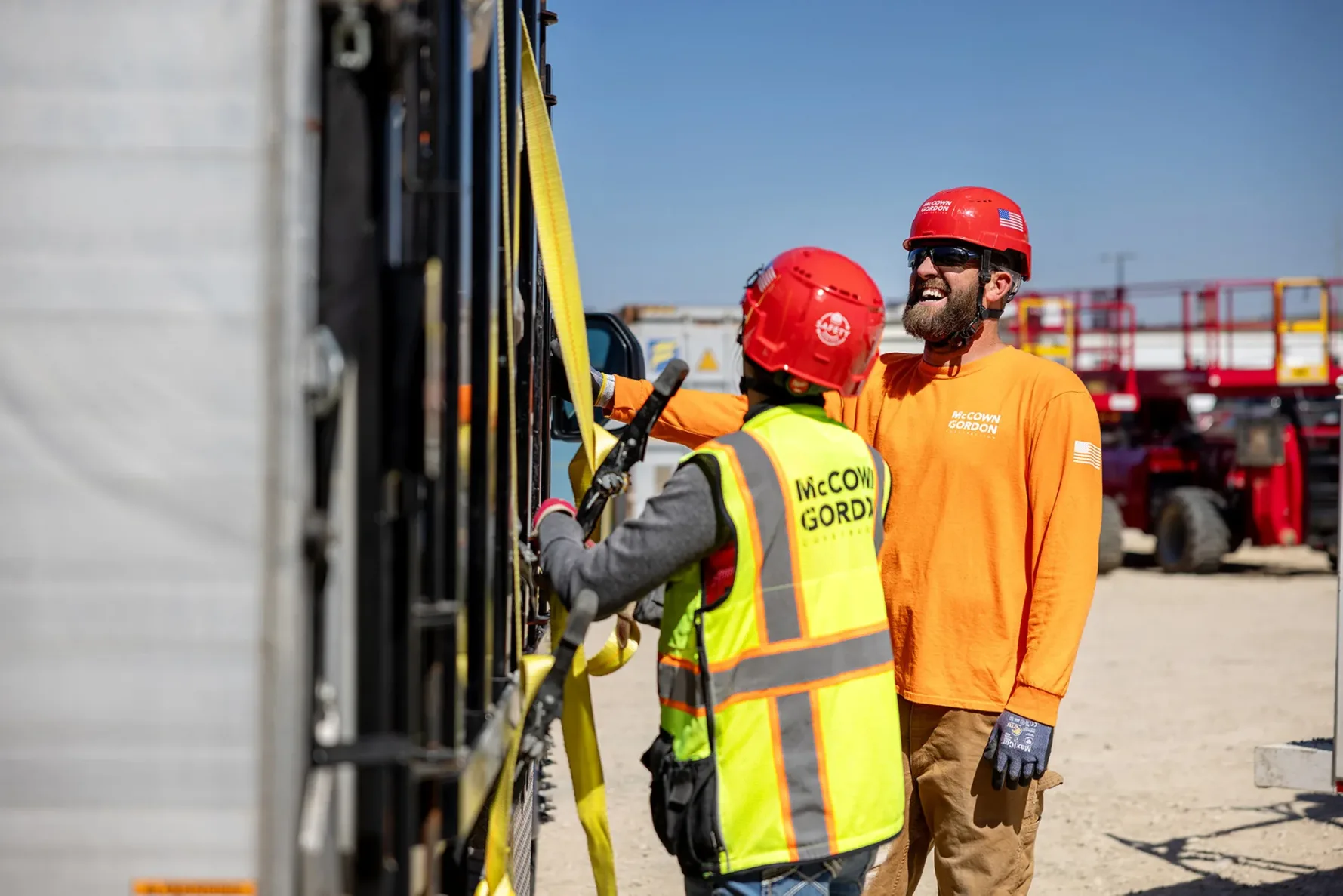 McCownGordon associate working on jobsite.