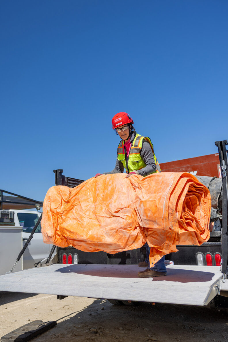 McCownGordon associate working on jobsite.