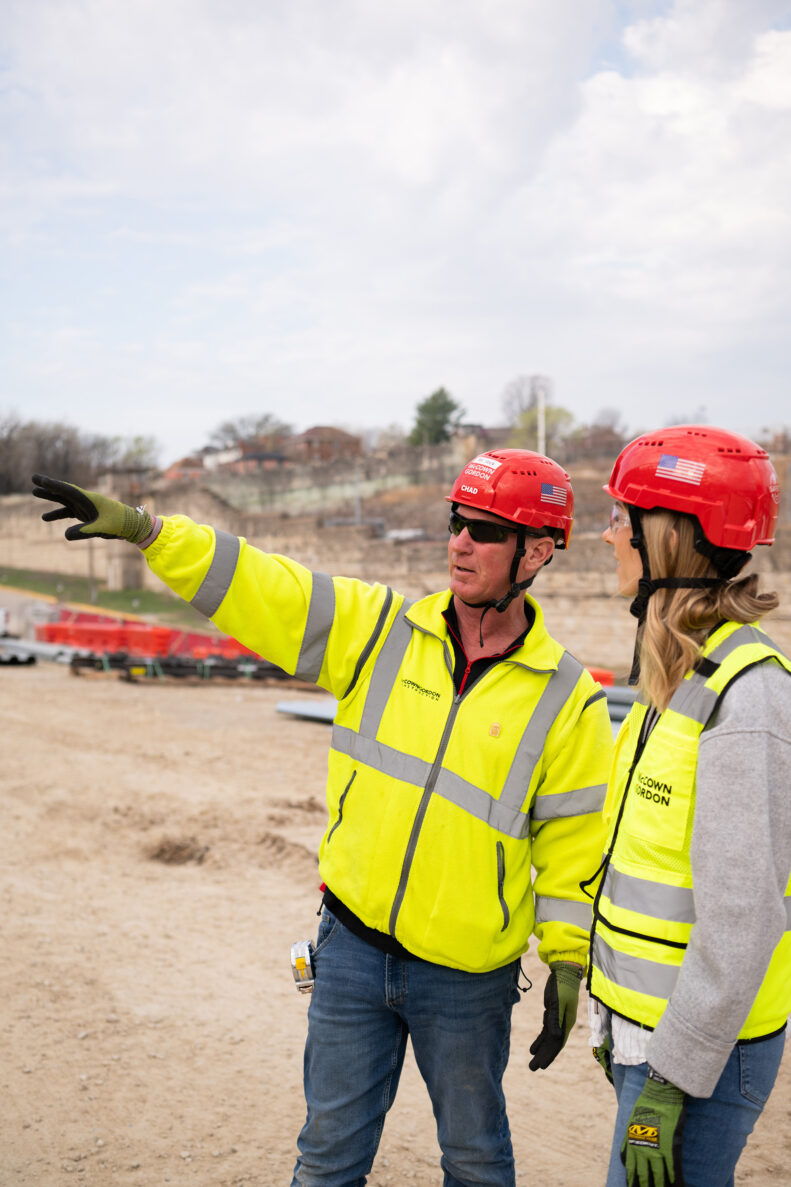 McCownGordon associates working on jobsite.