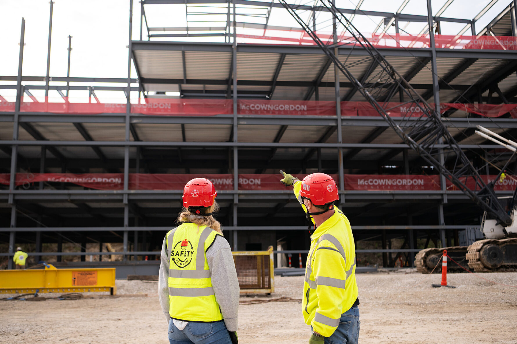 McCownGordon associates working on jobsite.