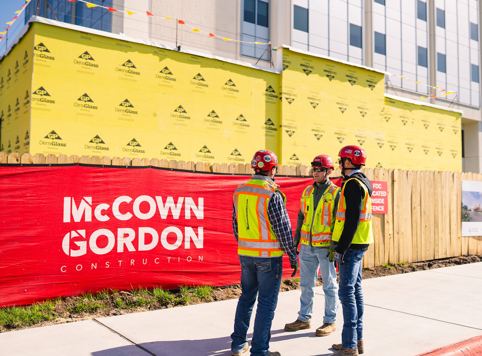 McCownGordon associates working on jobsite.