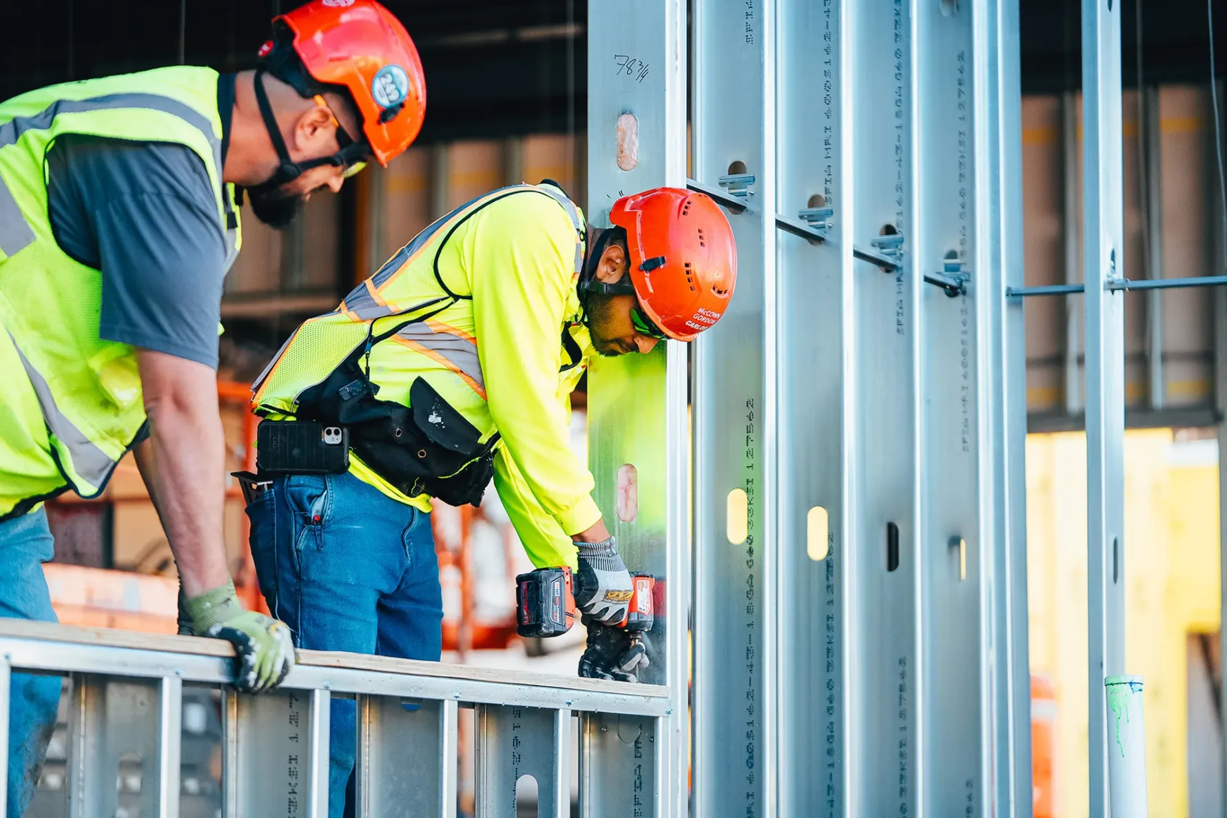 McCownGordon associate working on jobsite.