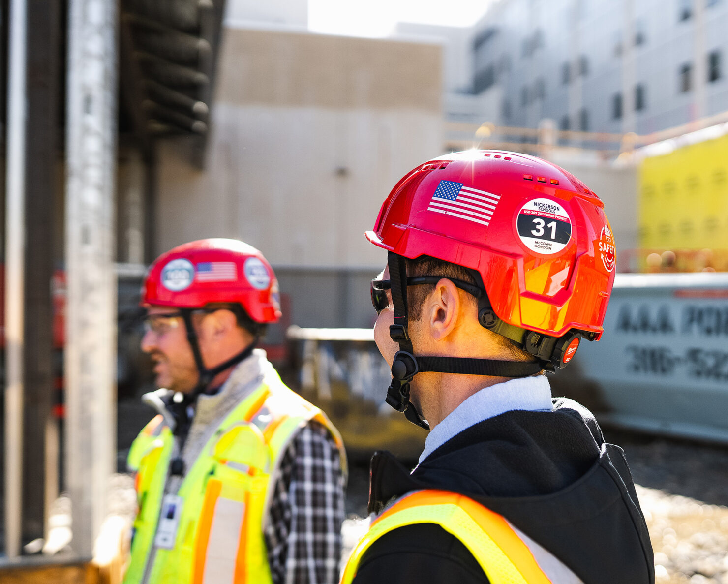 McCownGordon associate working on jobsite.