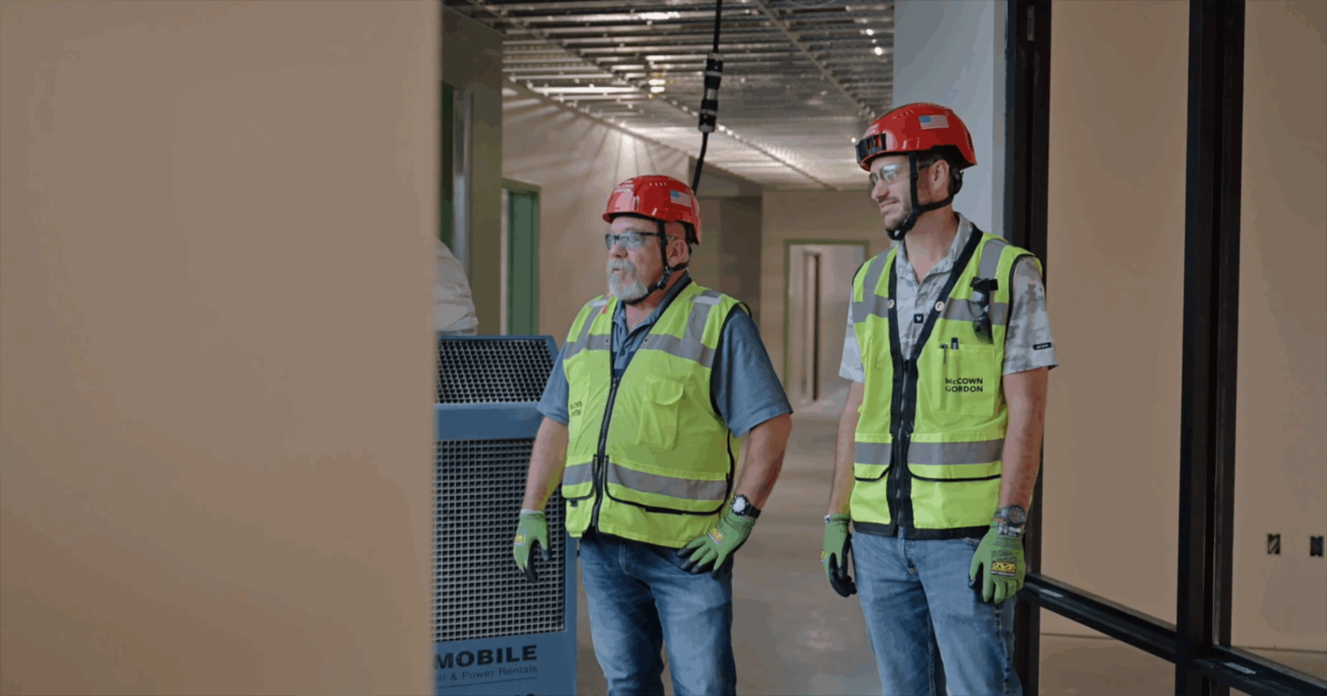 McCownGordon associates working on jobsite.