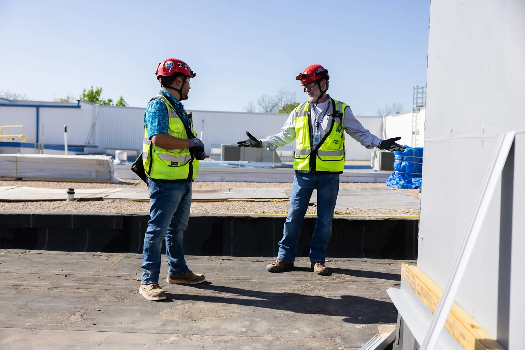McCownGordon associate working on jobsite.