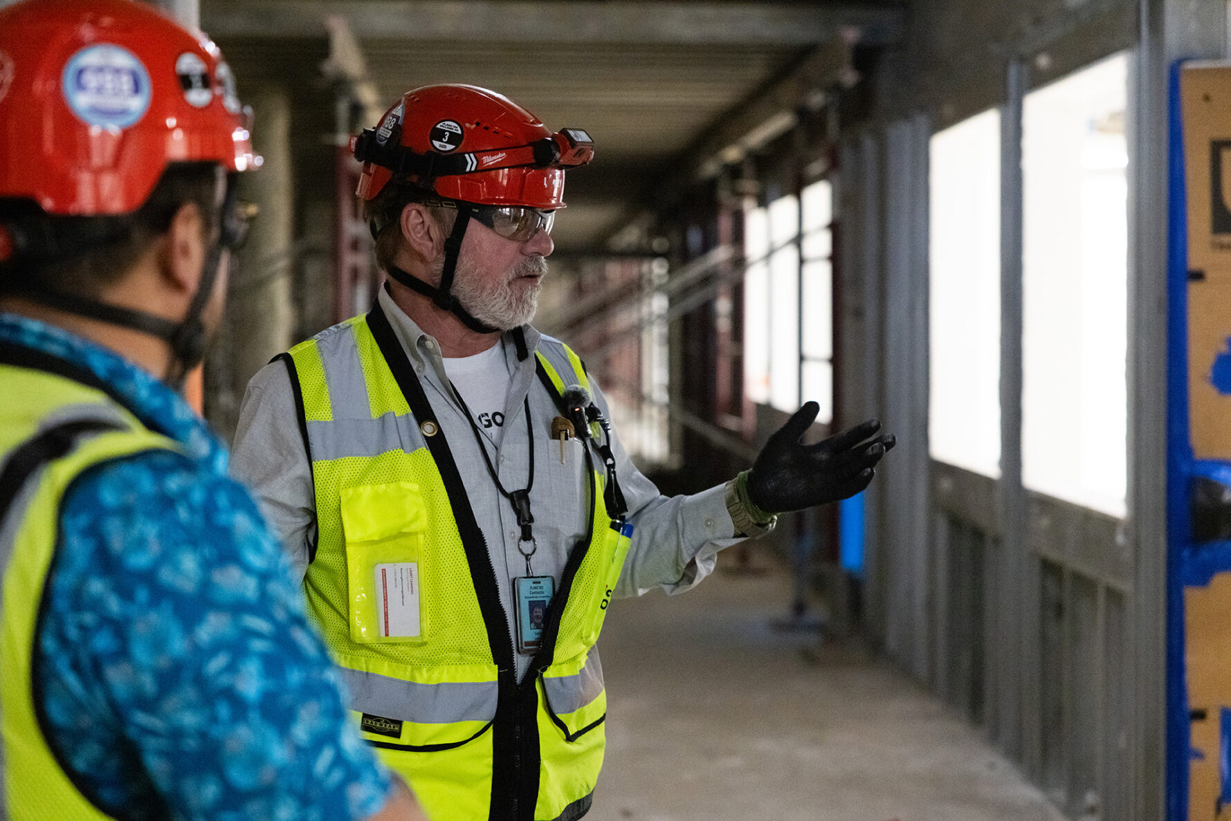 McCownGordon associate working on jobsite.