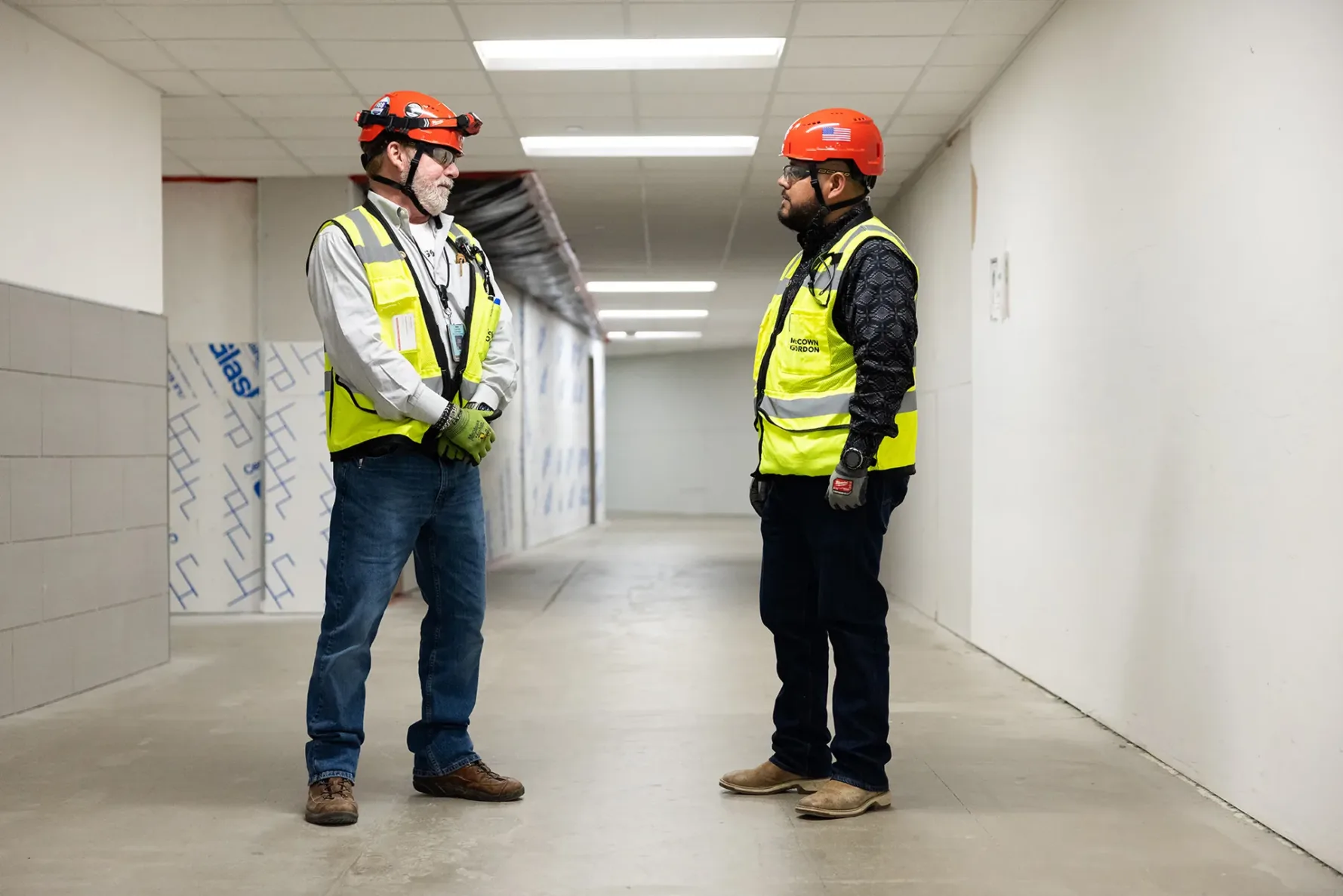 McCownGordon associate working on jobsite.